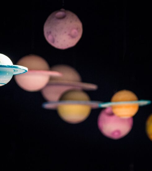 assorted planet decor
