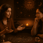 Two people in a calm conversation, illustrating why people want insight not instructions